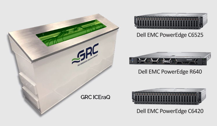 GRC & Dell All-in-One Immersion Cooling Server Systems ICEraQ & Servers